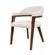 SILLA DE COMEDOR KADE TELA BEIGE -3-